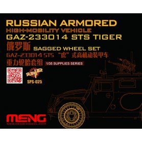 Meng SPS-024 US Cougar 6x6 MRAP wheel set (resin) 