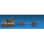 Mini Art 1:35 GERMAN ARTILLERY TRACTOR T-70(r) AND 7,62cm FK 288(r) w/CREW