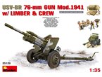 Mini Art 1:35 USV-BR 76 mm Model 1941 w/limber and crew