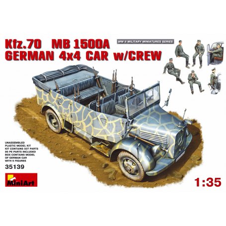 MINI ART 35139 KFZ 70 4X4 W/CREW