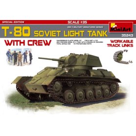 Mini Art 35243 T-80 Light tank w/crew Spec.Ed.