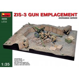 MINI ART 36058 ZIS-3 GUN EMPLACEMENT