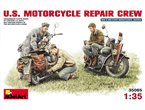 Mini Art 1:35 US MOTORCYCLE REPAIR CREW | 3 figurines |