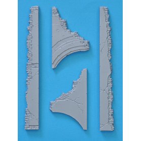 Mini Art 1:35 Ruined Building w/base