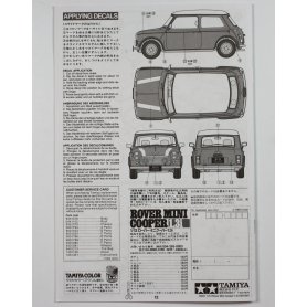 TAMIYA 1:12 12031 Rover Mini Cooper 1.3i