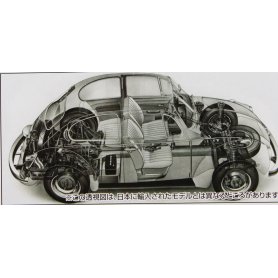 Aoshima 1:24 Volkswagen Beetle 1303s