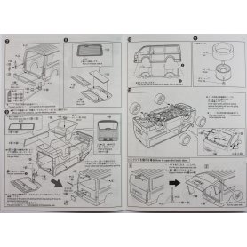Aoshima 1:24 Toyota TRH200V Hiace HOT DNA by Hotcompany