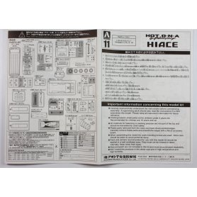 Aoshima 1:24 Toyota TRH200V Hiace HOT DNA by Hotcompany