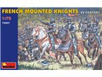 Mini Art 1:72 FRENCH MOUNTED KNIGHTS / XV CENTURY | 20 figurines | 