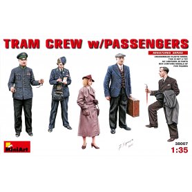 Mini Art 38007 Tram Crew with Passenger