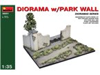 Mini Art 1:35 Diorama w/park wall