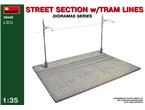Mini Art 1:35 STREET SECTION WITH TRAM LINES