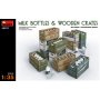 Mini Art 35573 Milk Bottles & wooden crates