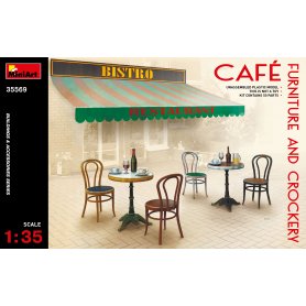 Mini Art 35569 Cafe Furniture & Crockery