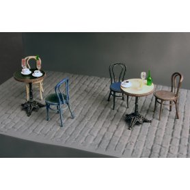 Mini Art 1:35 Cafe furniture and crockery