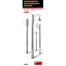Mini Art 35563 Concrete Telegraph Poles