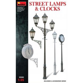 Mini Art 35560 Street Lamps & Clocks