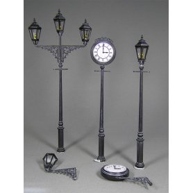 Mini Art 1:35 Street lamps and clocks