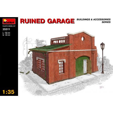 MINI ART 35511 RUINED GARAGE