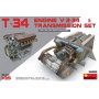Mini Art 35205 T-34 engine(V-2-34) transmition set