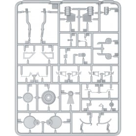 Mini Art 1:35 T-34 engine V-2-34 and transmission set 
