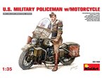 Mini Art 1:35 US Military Police w/motorcycle
