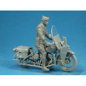 MINI ART 35168 US Military Policeman w/motorcycle
