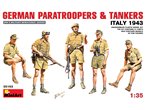 Mini Art 1:35 GERMAN PARATROOPERS AND TANKERS / ITALY 1943 | 5 figurines | 