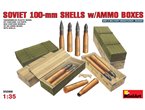 Mini Art 1:35 Soviet ammunition and ammo boxes 100mm 