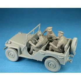 Mini Art 1:35 British staff car w/crew