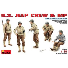 Mini Art 1:35 U.S. Jeep crew and MP