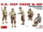 Mini Art 1:35 Jeep crew and MP | 5 figurines | 