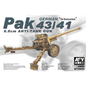 1/35 German 8.8 cm Panzerjägerkanone Pak 43 ALAN 020 Models kits