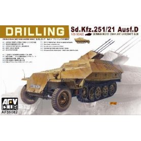 AFV Club 35082 Sd.Kfz 251/21 Ausf.D Drilling