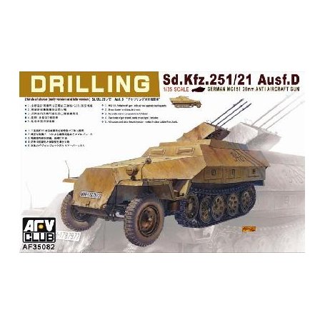 AFV Club 35082 Sd.Kfz 251/21 Ausf.D Drilling