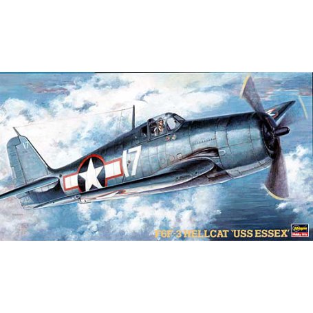 Hasegawa JT-34-09134 F6F-3 Hellcat U.S.S Essex