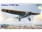 Valom 1:72 Fokker F.VIIB/3M