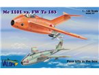 Valom 1:144 Messerschmitt Me-1101 vs Focke Wulf Ta-183/ WHAT IF