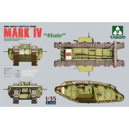 Takom 2008 Mark IV Male