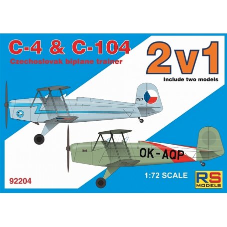RS Models 92204 C-4 & C-104 2 in 1 1/72
