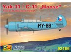 RS Models 1:72 Yakovlev Yak-11 / C-11 Moose 