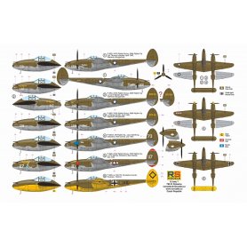 RS MODELS 92127 P-38G LIGHTING