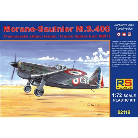 RS MODELS 92119 MORANE SAULNIER 406