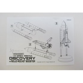 Dragon 1:144 Space Shuttle Discovery w/Solid Rocket Booster