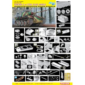 Dragon 1:35 Panther G w/Steel Road Wheels