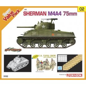 D9102 1:35 SHERMAN M4A4 75MM (CH)