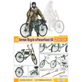 Dragon 1:6 German Bicycle w/Panzerfaust 60