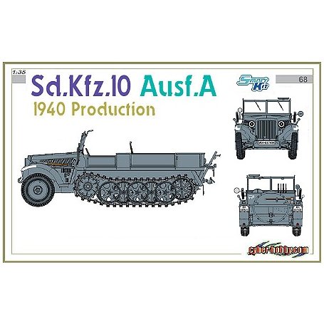 D6630 1:35 SD.KFZ.10 AUSF.A (CYBER HOBBY)