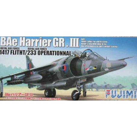 Fujimi 722085 1/72 Bae Harrier GR III