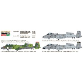Italeri 1:72 A-10 A/C Thunderdolt II Gulf War
